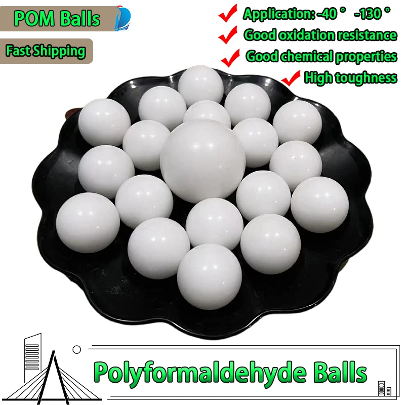 Precision Bearings Rolling Bead Polyoxymethylene Solid POM Plastic Ball 2/2.38/2.5/2.778/3/3.175/3.5/4/4.5/4.763/5/5.5/5.95~50mm