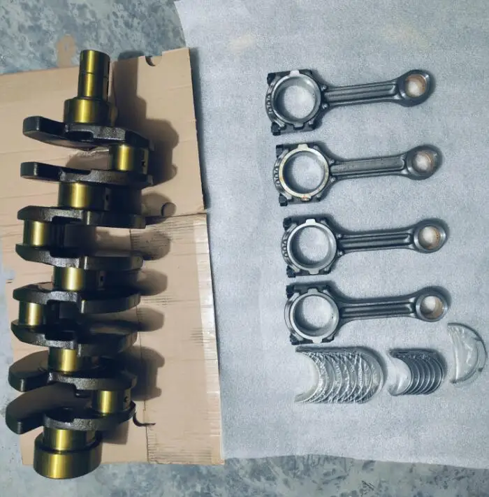 1whole set cranksahft with 4pcs connecting rod and bearings and gaskets suit for FORK LIFT Model 02-7FDF25