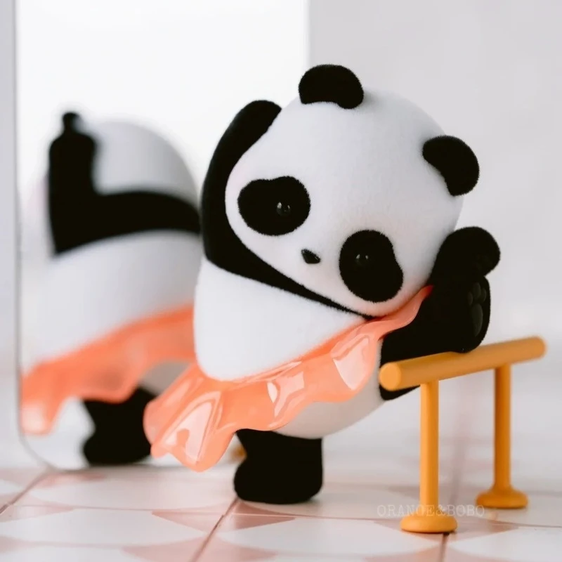 

Genuine Panda Roll Ballet Stage Series Blind Box Cute Panda Trendy Toy Plastic Fashion Desktop Ornament Figurine Gift Girlfriend