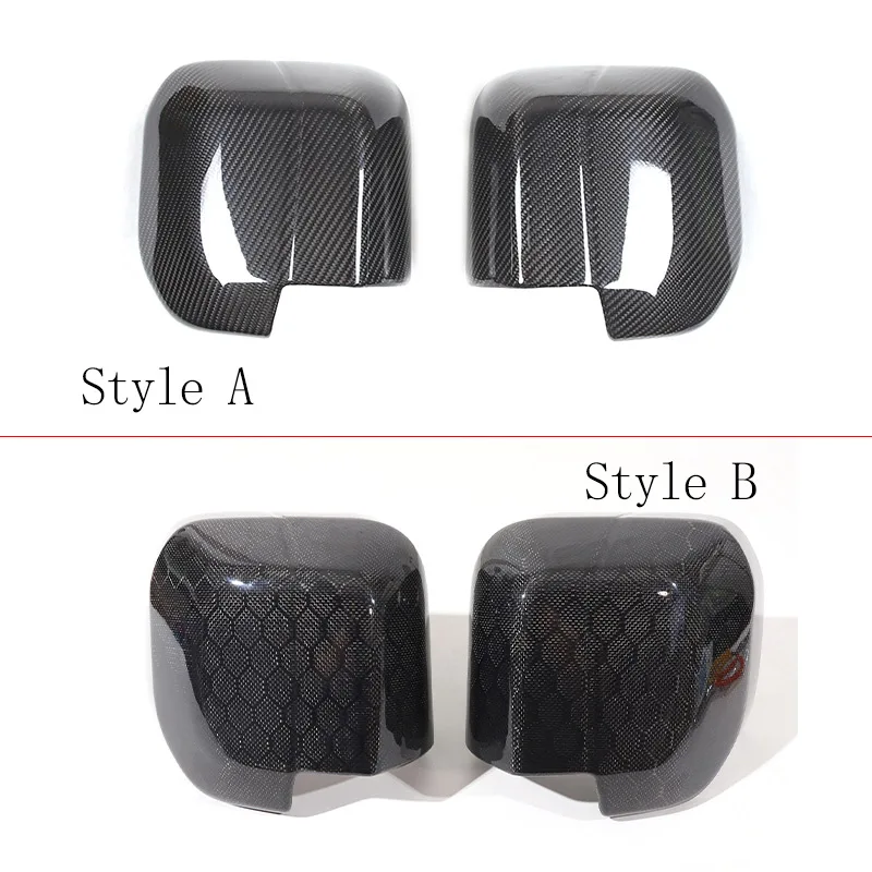 For Land Rover Defender 90 110 2020-2024 Real Carbon Fiber Car Exterior Rearview Mirror Decorative Cover Sticker Car Accessories