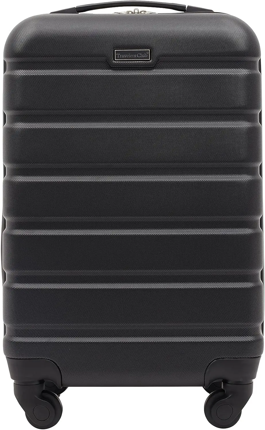 

22-дюймовый черный чемодан для путешественников, легкий и прочный, с колесами-спиннерами