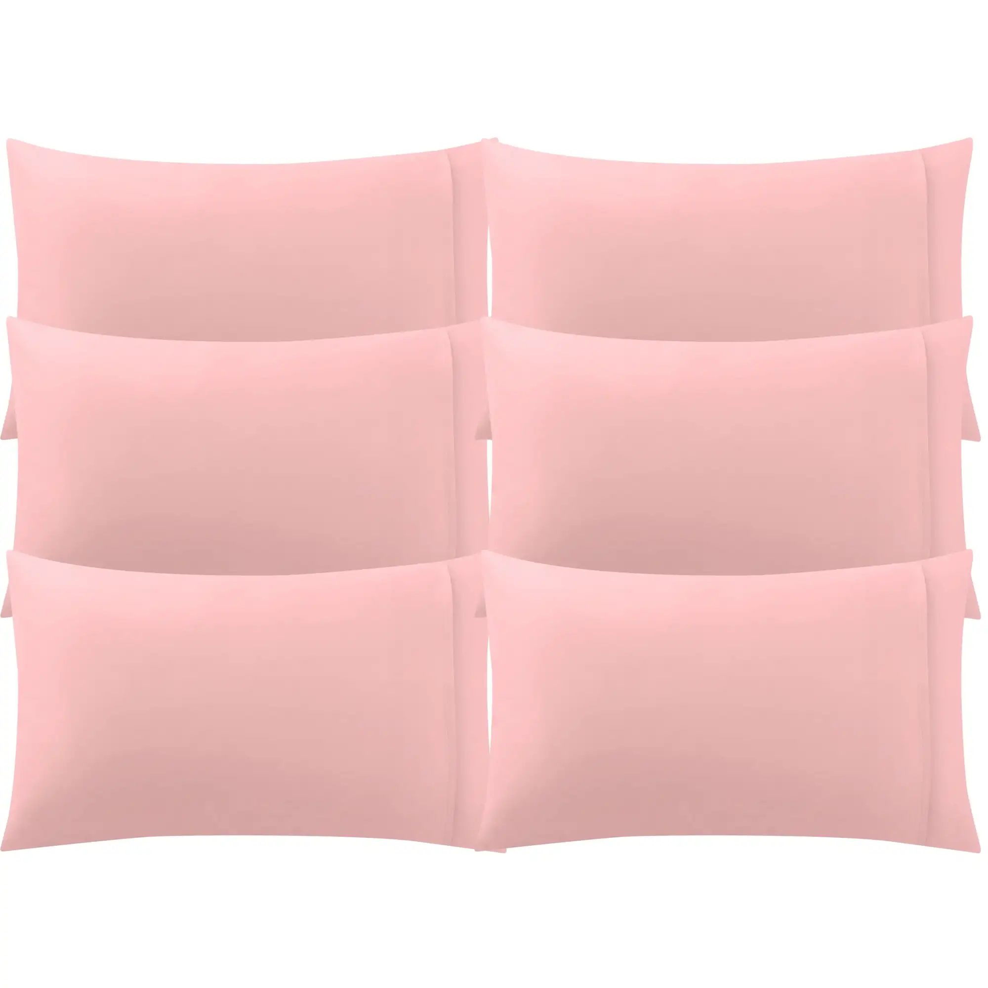 

6-компонентная дышащая наволочка из египетского хлопка, кораллово-розовая королева