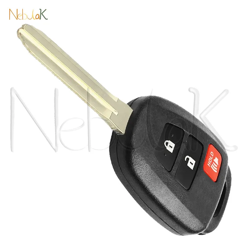 Remote Car Key Shell Case for Toyota Camry Prius Highlander Corolla Yaris Tacoma RAV4 Tundra TOY43 2/3/4 Buttons Housing Cover view 4