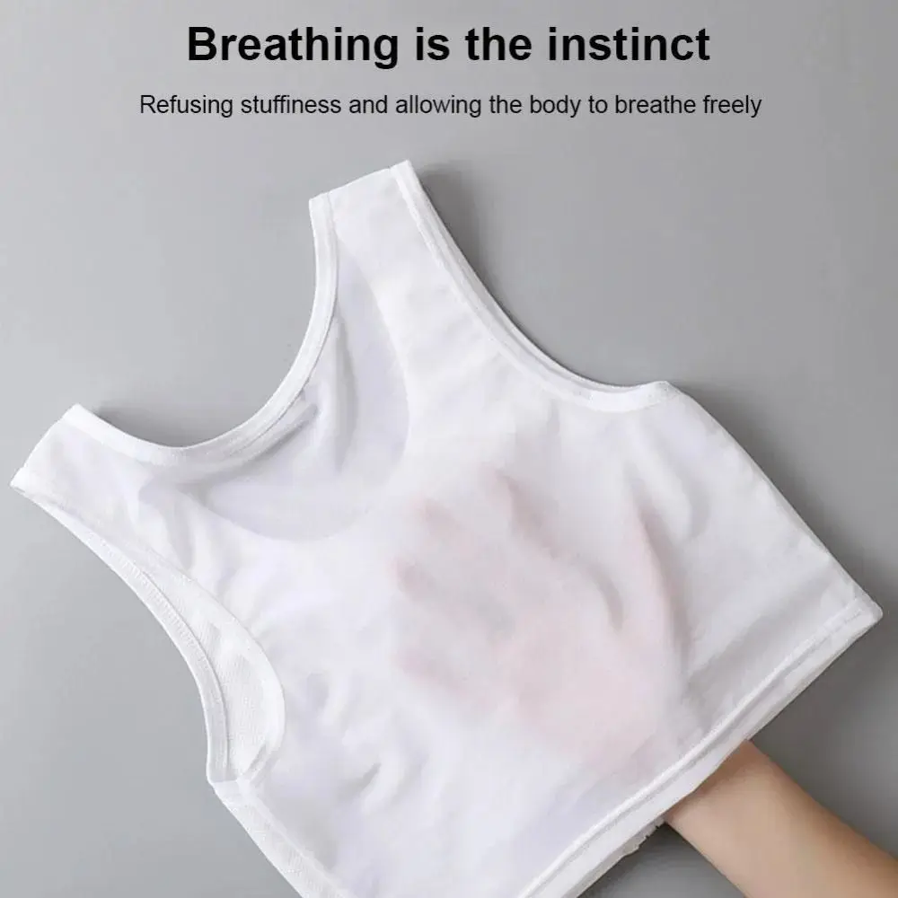 Durable Flat Vest Breast Tank Tops Trans Lesbian Corset Chest Shaper Underwear Lesbian Tomboy Breast Binder