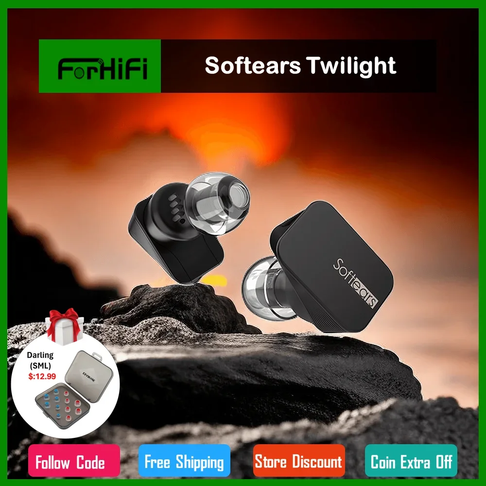 

Softears Twilight 1 Dynamic Flagship In-Ear Earphone Detachable Cable Hifi Earbuds