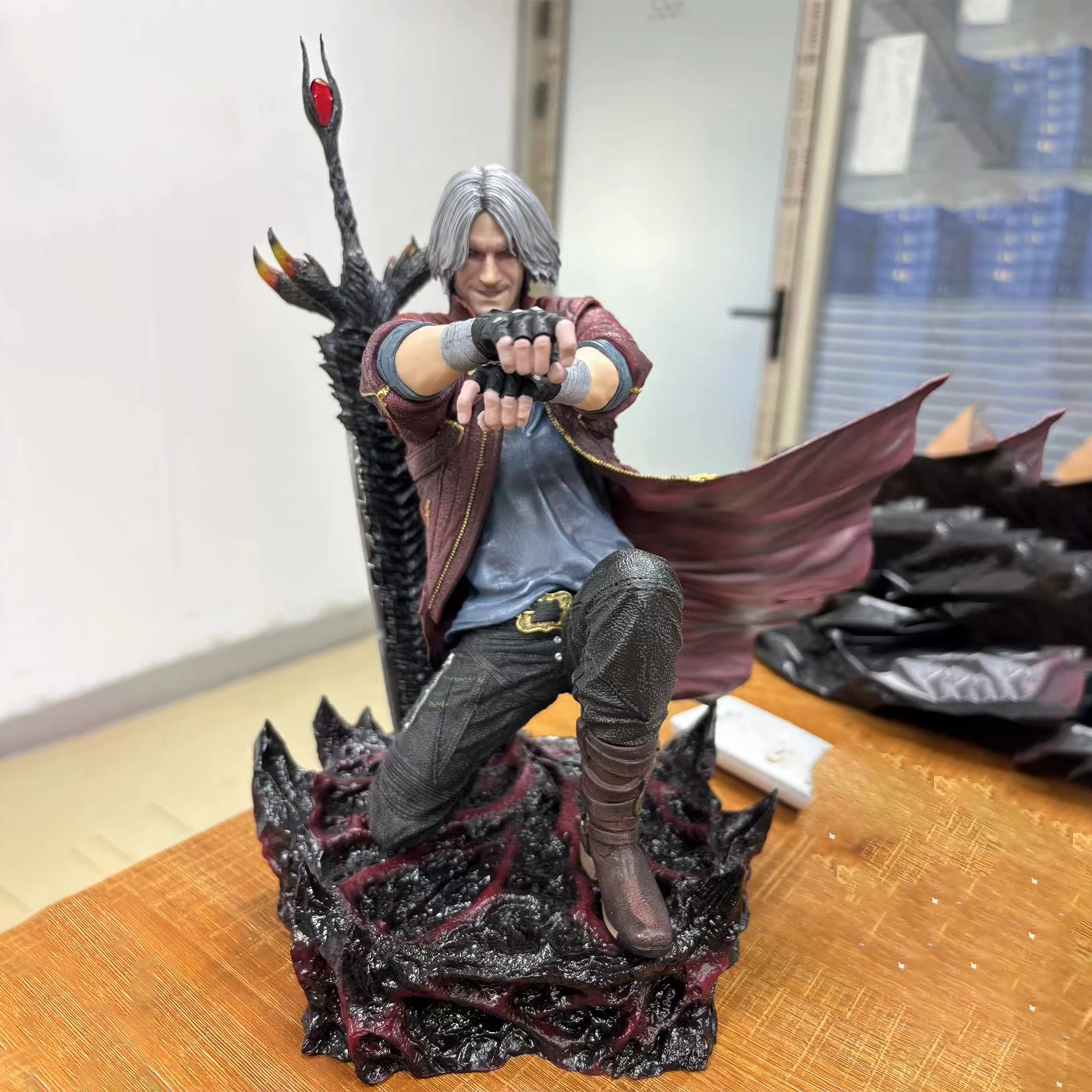 Figura de Dante del Juego Devil May Cry 5, Figura de Acción, Muñeco de PVC, Estatua Coleccionable, Decoración de Escritorio, Modelo de Juguete, Regalos de Navidad
