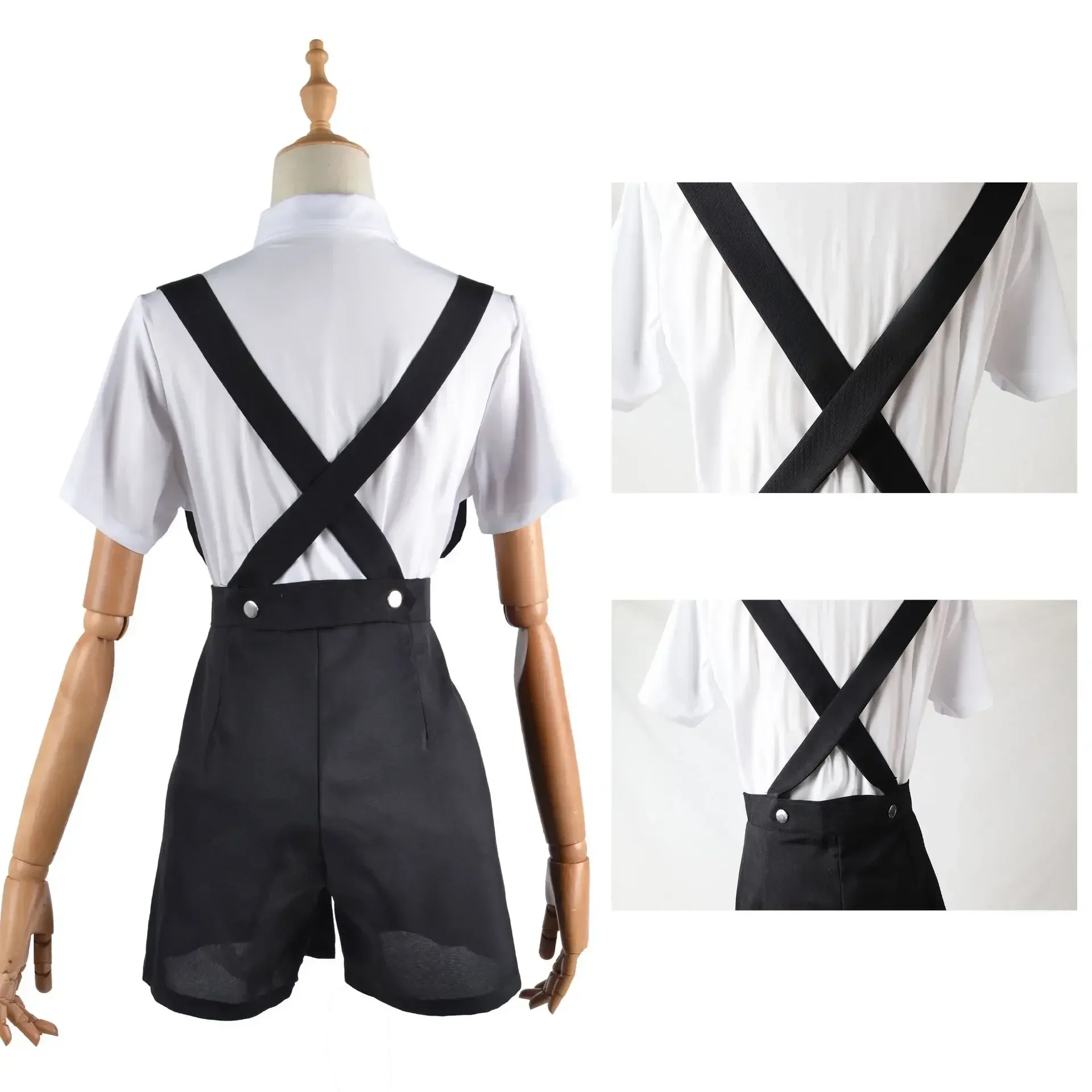 Anime Land of The Lustrous Antarcticite Diamond Phosphophyllite Lapis Lazuli Cosplay Costume Adult Women Suspenders Uniform Suit