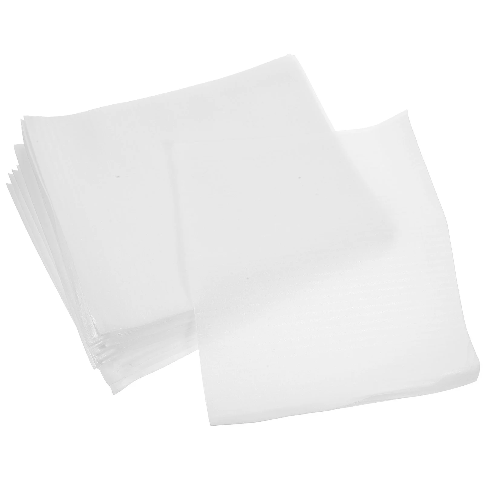 100 Pcs Foam Packing Clear Plates Wrap Packaging Tableware Moving Supplies White