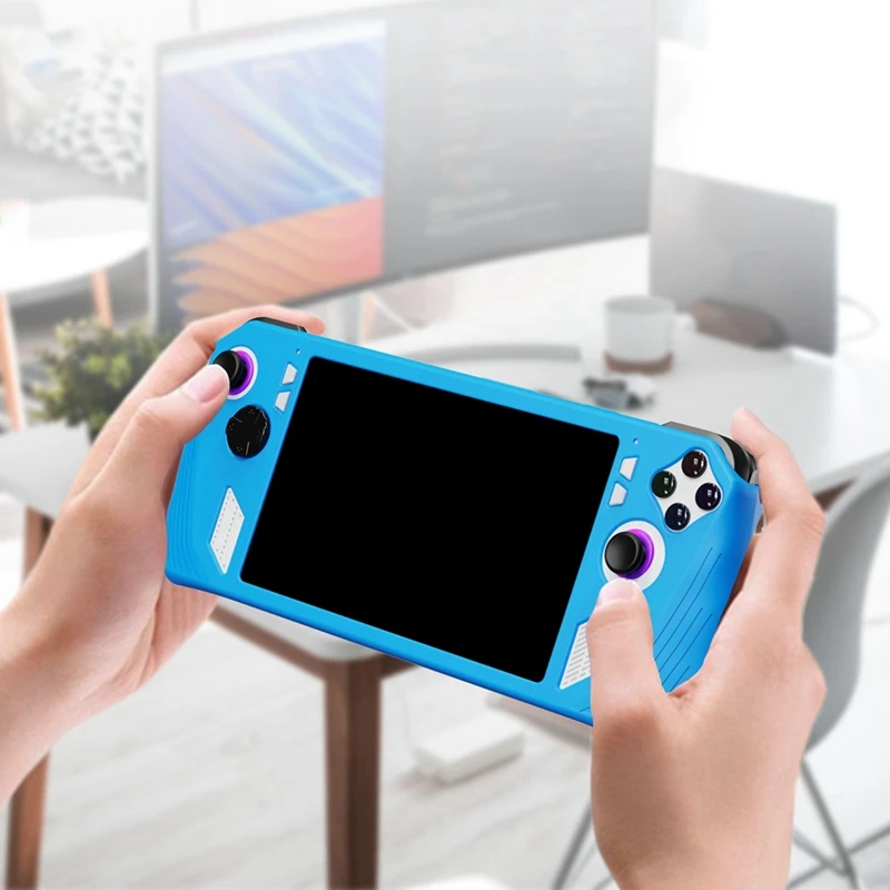 1 Piece Handheld Protective Case All-Inclusive Protective Case For ROG Ally Gaming Console Blue