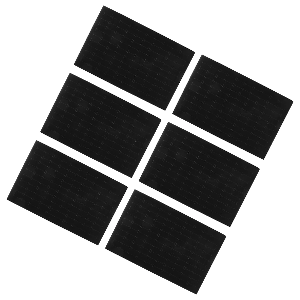 

6 шт. шкатулка для драгоценностей, губка, подушка, кольцо, пенопластовая вставка, зажим для ушей, аксессуары, коврик для сережек, лоток для хранения, ganizer