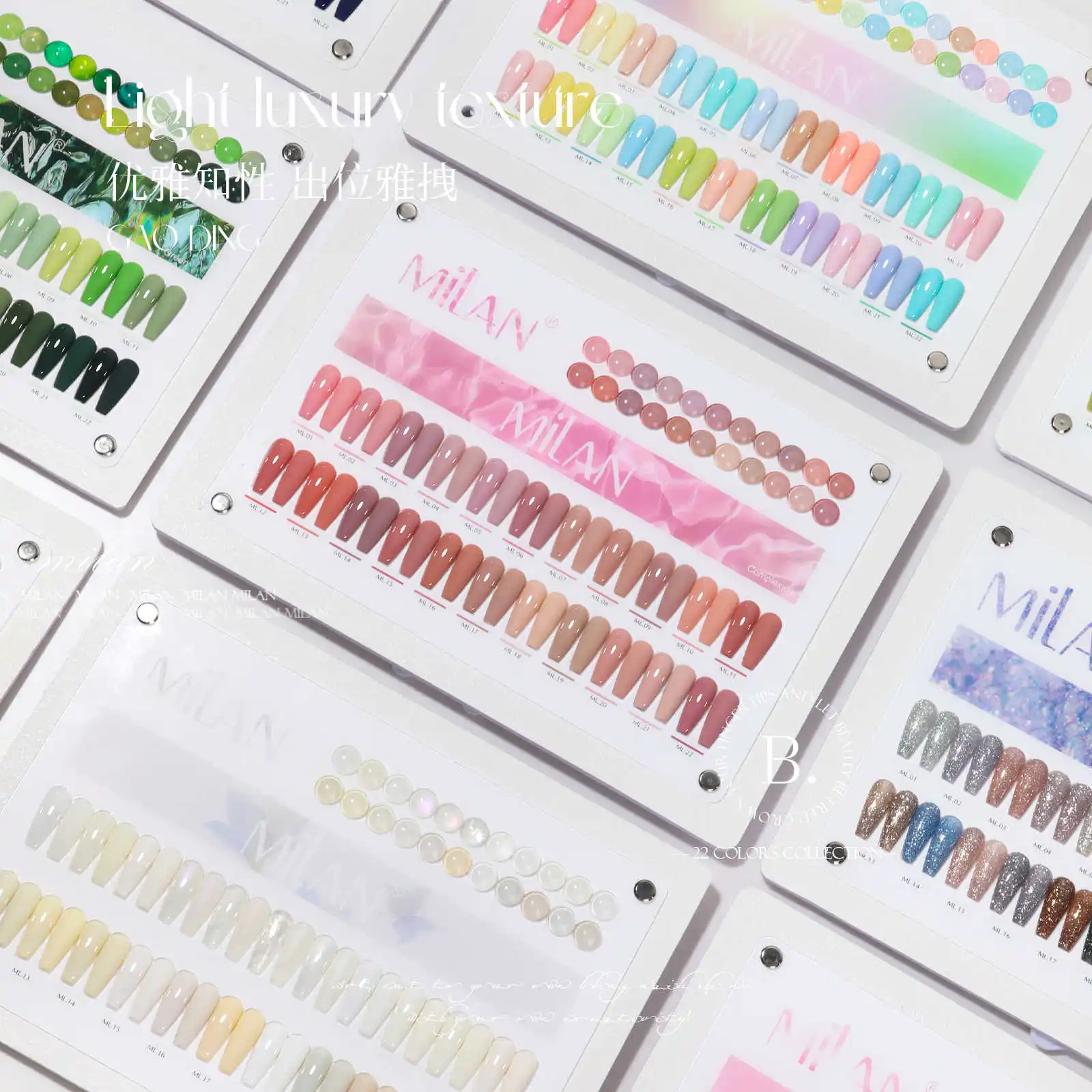 MILAN 24 Farben Nagellack Gel Set 2025 Neue Net Rot Beliebte Farbe Nagel Shop Nagel Salon Professionelle Nail art kit Großhandel