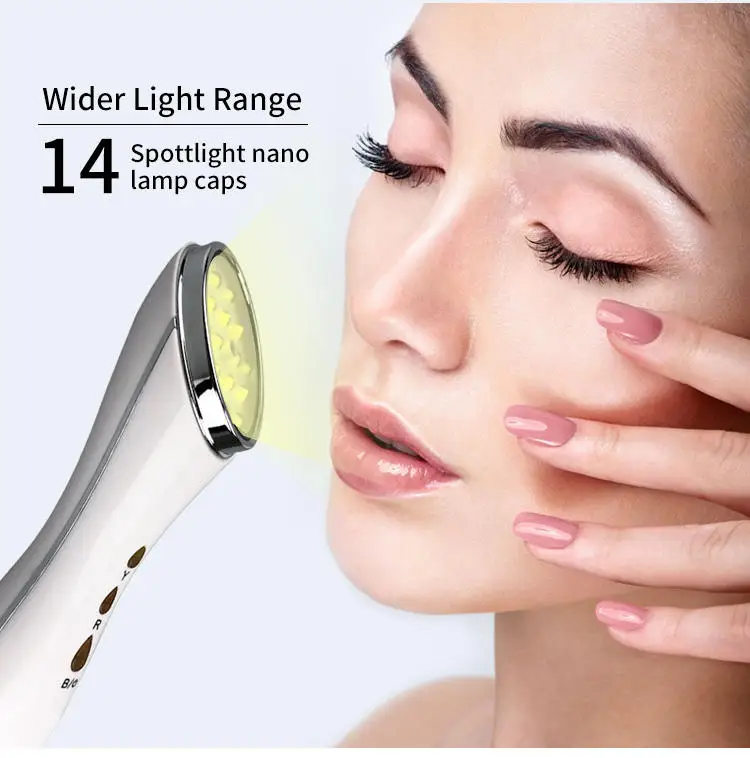 Radio Frequency Facial LED Photon Skin Care Device Face Lifting Tighten Wrinkle Removal Eye Care RF Skin Tightening Machine