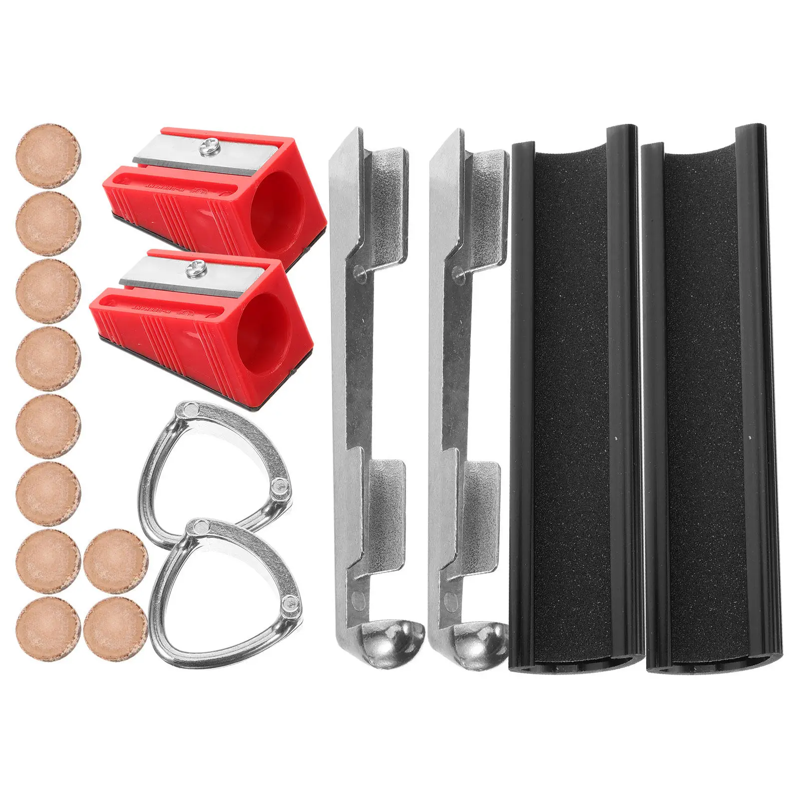 

1Set Cue Tip Repair Kit Pool Cue Repair Set Includes All Tools for Tip Replacement Shaft Fixing Ferrule Adjustment Billiard