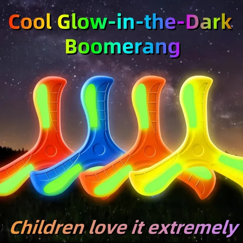 1PC Boomerang เด็กเกมสัตว์เลี้ยงของเล่นเด็ก Interactive ของเล่นกลางแจ้งความเครียดบรรเทาของเล่น SPINNING Frisbee