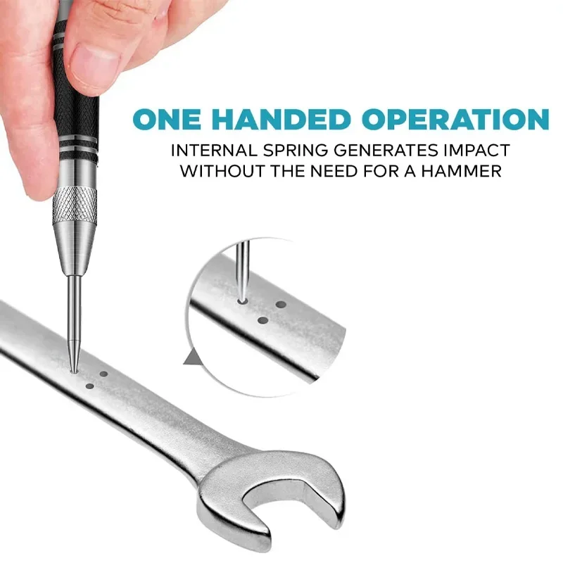 التلقائي مركز لكمة الربيع تحميل محدد النجارة المعادن الحفر قابل للتعديل كيرنر مركز دبوس الصحافة دنت ماركر الأدوات اليدوية