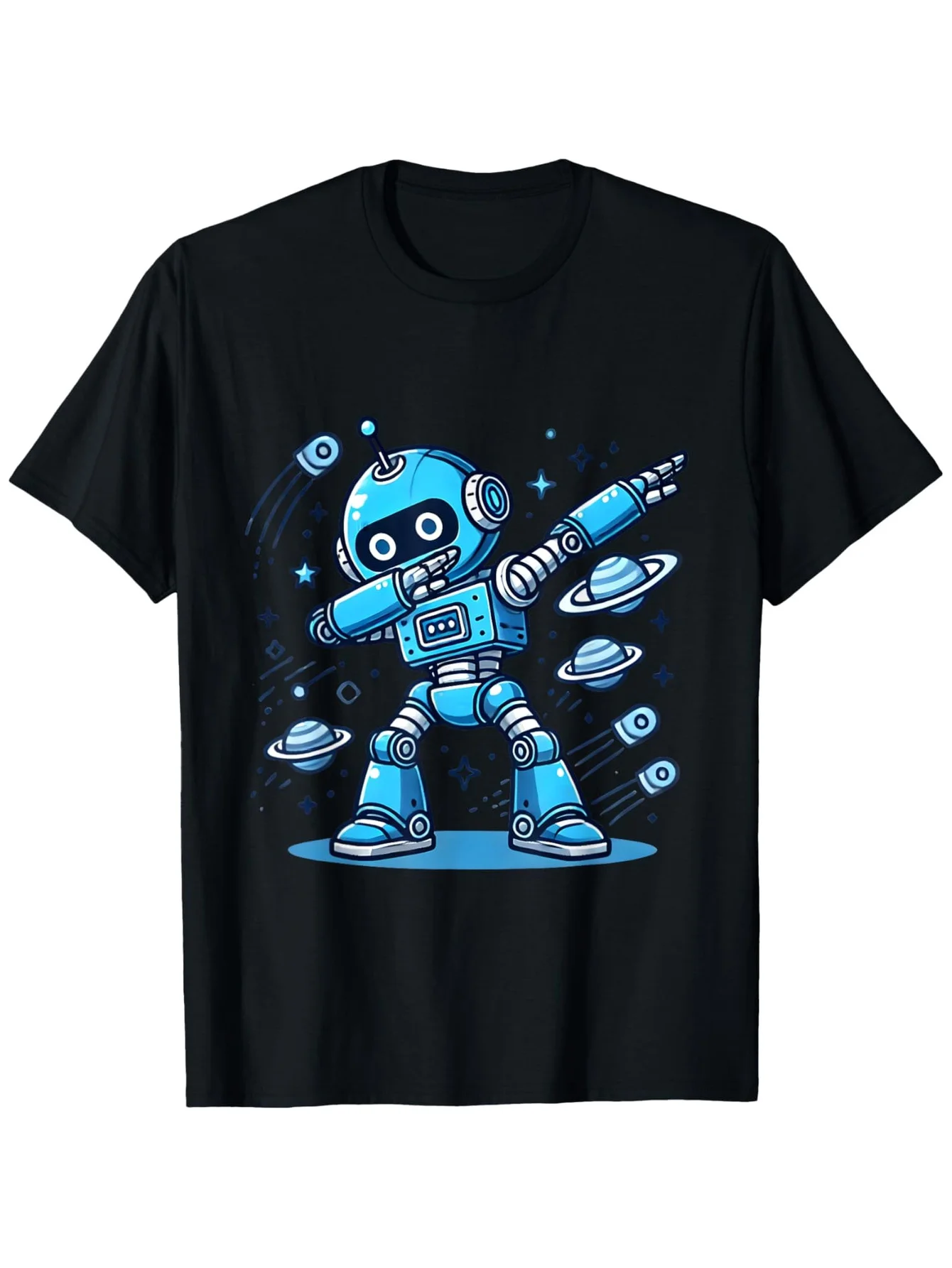 cute blue robot