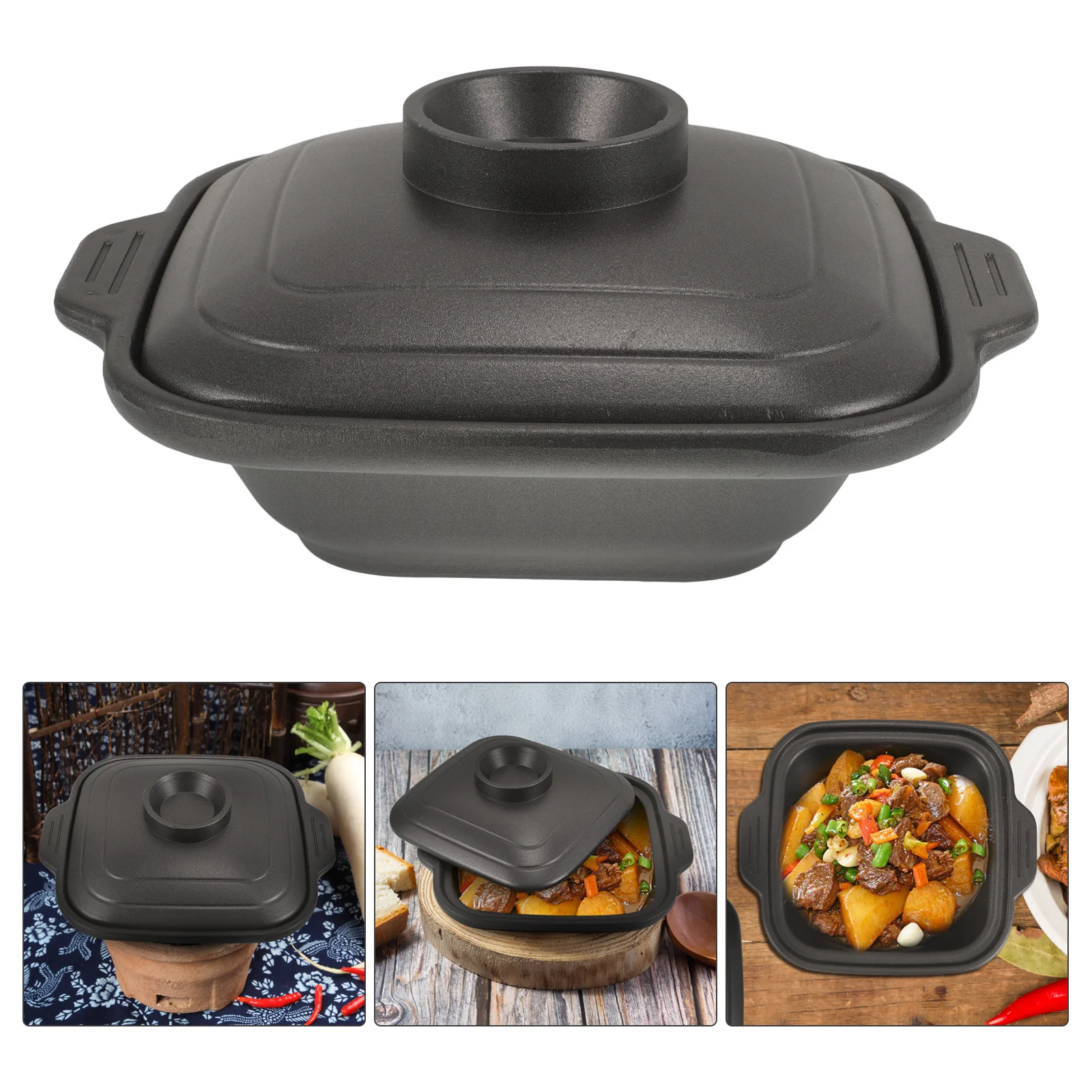 

Aluminum Alloy Soup Pot 3.5L Nonstick Stew Pot For Stove Top Kitchen Cookware Household Stockpot With Lid Pots For Cooking