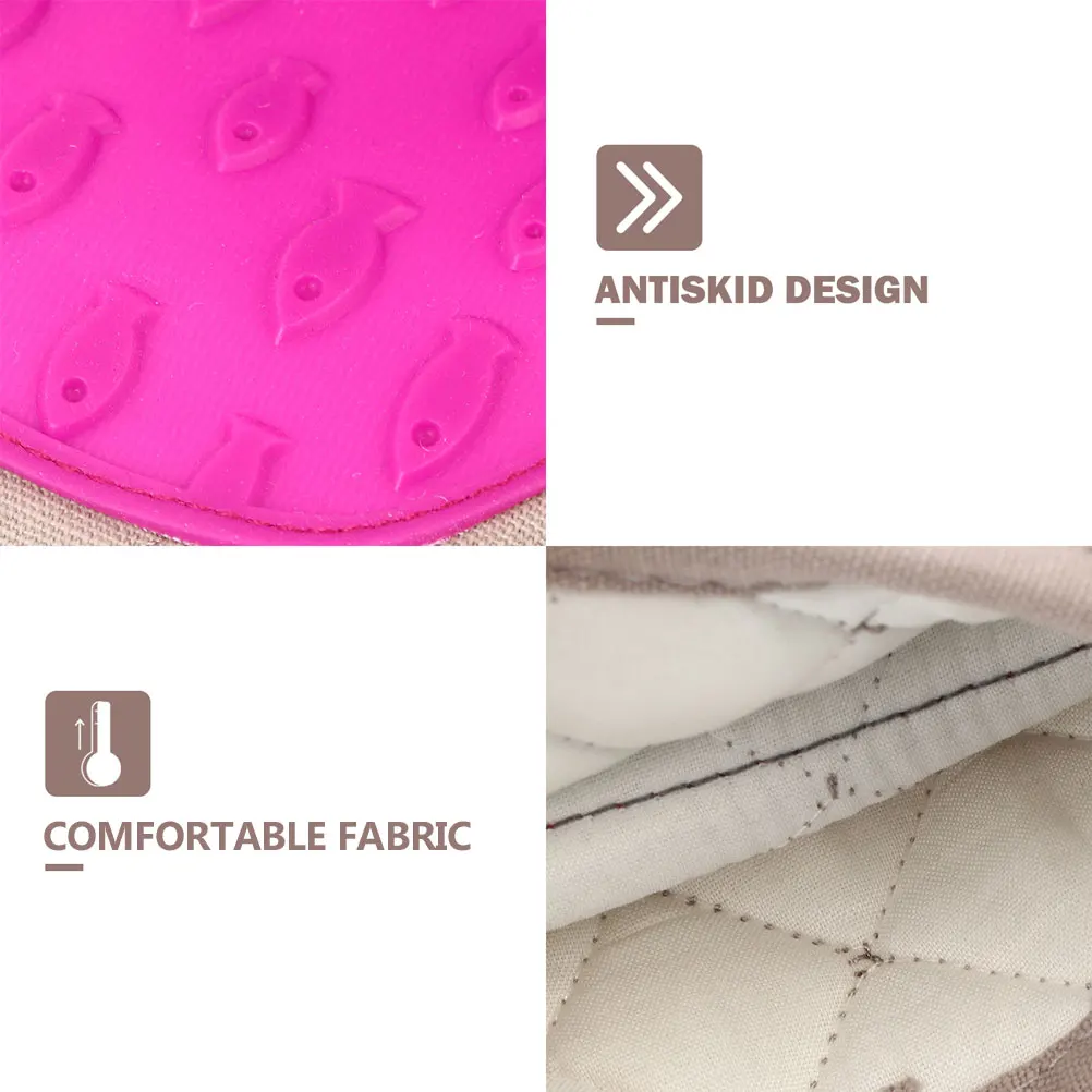 

2 шт. термостойкие рукавицы, силиконовые перчатки для духовки, держатель для кастрюли, микроволновая печь для выпечки, кухонные принадлежности, защита от ожогов H