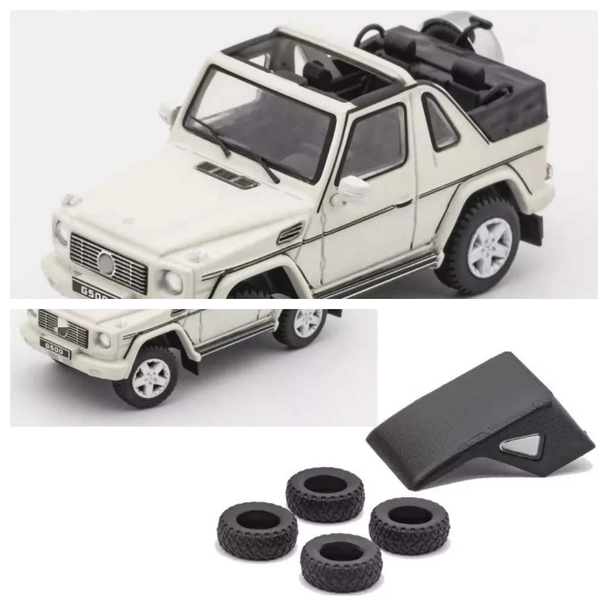 

KS-070-386 GCD Gaincorp Products 1:64 MB G500 Convertible LHD White