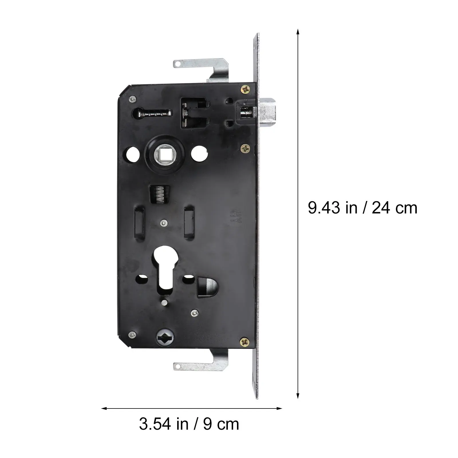 Iron Alloy Anti-Theft Door Lock Body Durable Smooth Finish Modern Design For Single Double Live Function Door Accessory Hardware