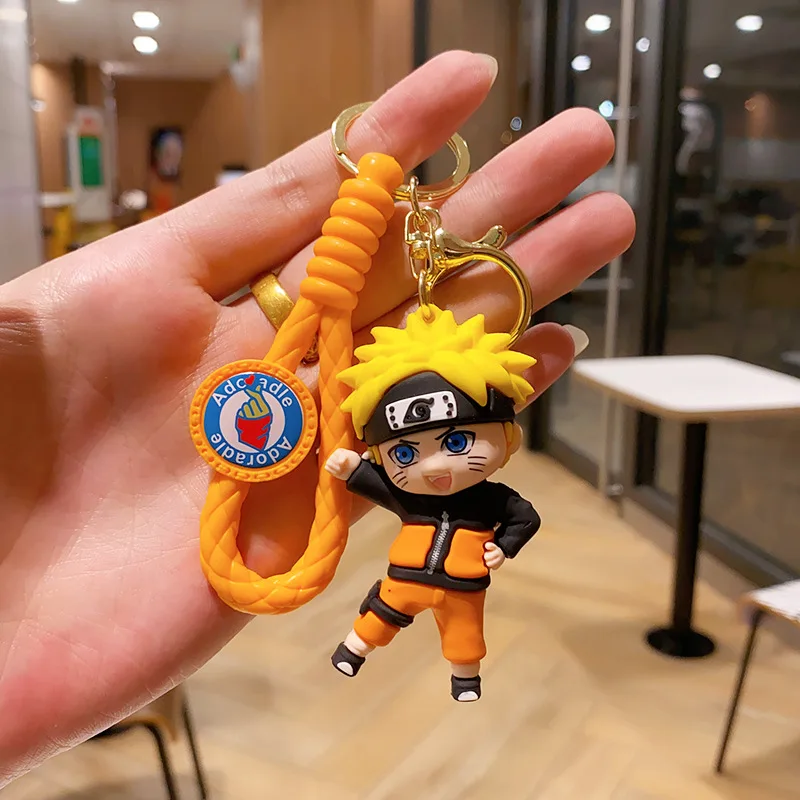 One Piece Dragon Ball sostiene la llave Luffy Solon el Rey Mono muñeca mochila colgante accesorios lindo pareja pequeños regalos.