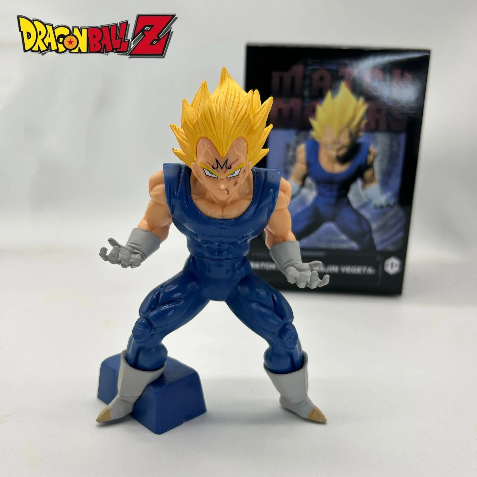 

Dragon Ball Z In Stock Banpresto Match Makers Son Goku Vegeta Iv Super Saiya Original Anime Figure 14cm Model Toys Child Gift