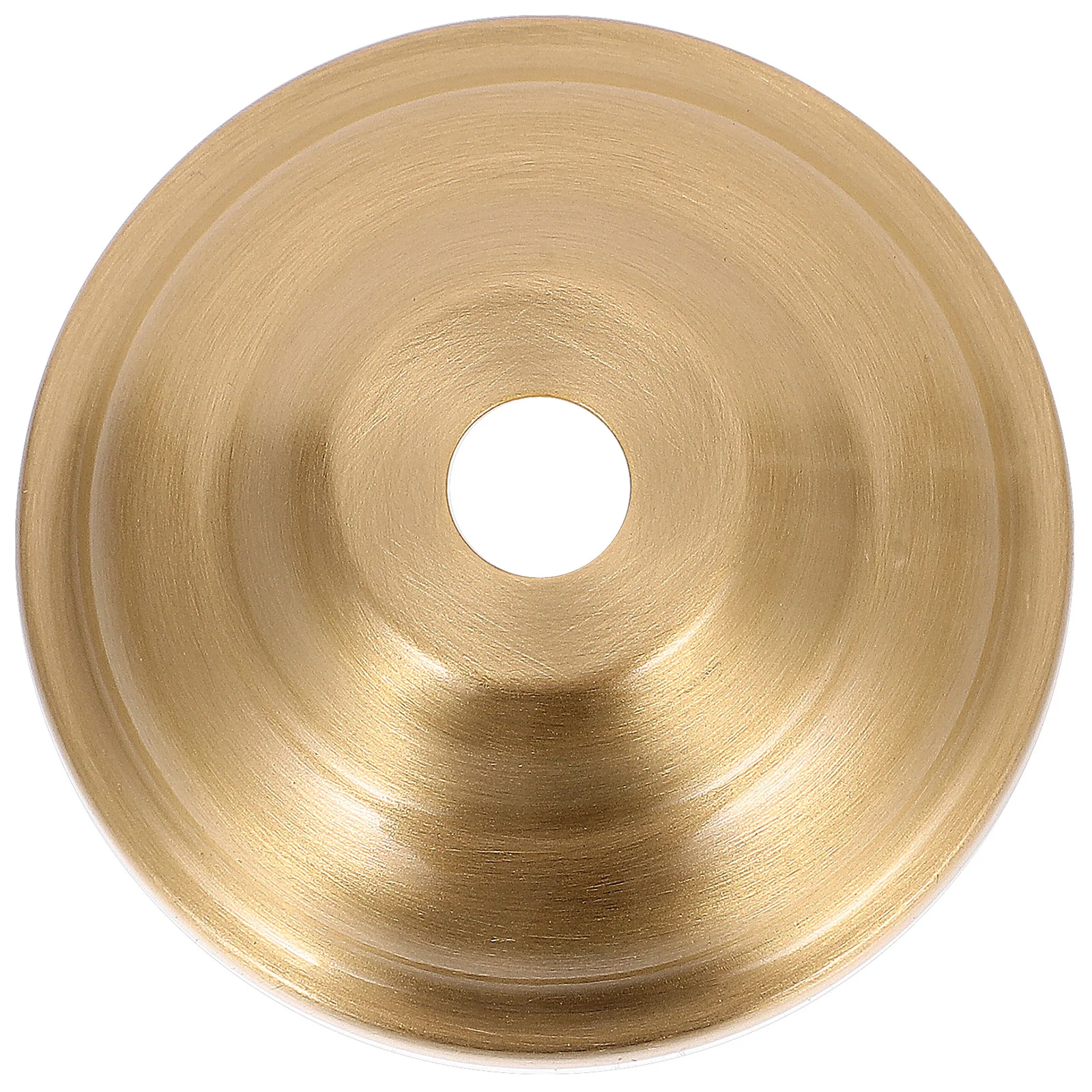 Brass Secondary Support Metal Cover Pendant Lamp Base Tray Flat Cup Design Sturdy Material Luxurious Versatile Lighting