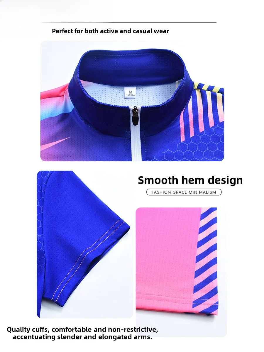 Ice Silk ort Sve T-Shirt für Damen, neu, 2025, Sommer, dünn, Stehkragen, Qui Dry, Laufen, Damen, Fitn, Top, atmungsaktiv, lässig