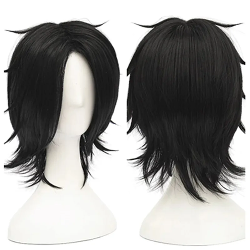 

Anime Piece Fantasy Portgas D Ace Cosplay Wig Heat Resistant Synthetic Hair Carnival Halloween Party Props