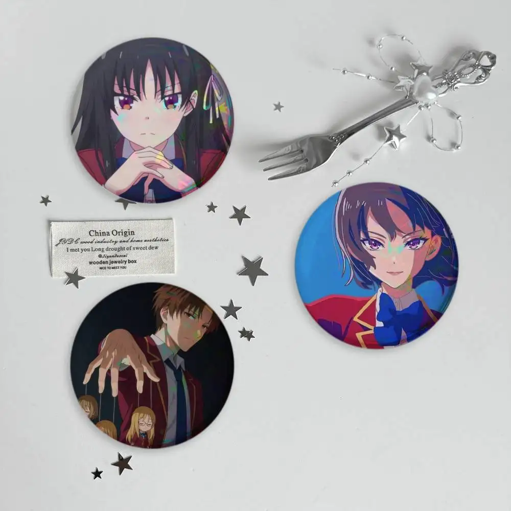 C-Classroom of the E-Elite Badges Button Round Creative Pin Brooch Badge Bag Decor Accessories Fans Collect Friends Gifts