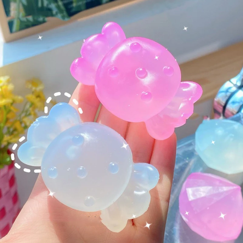 

Squishy Sunshine Changing Candy Diamond Maltose Ball Stress Ball Anti Stress Irritability Kids Toys Slow Rebound Cute Gift Girls