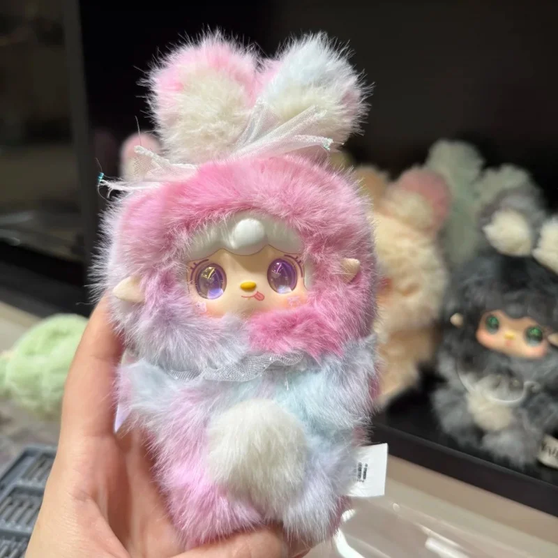 New Genuine Yooki Hopping Bunny Series Blind Box Kawai Vinyl Plush Bag Keychain Doll Yooki Mystery Box Trendy Toys Birthday Gift