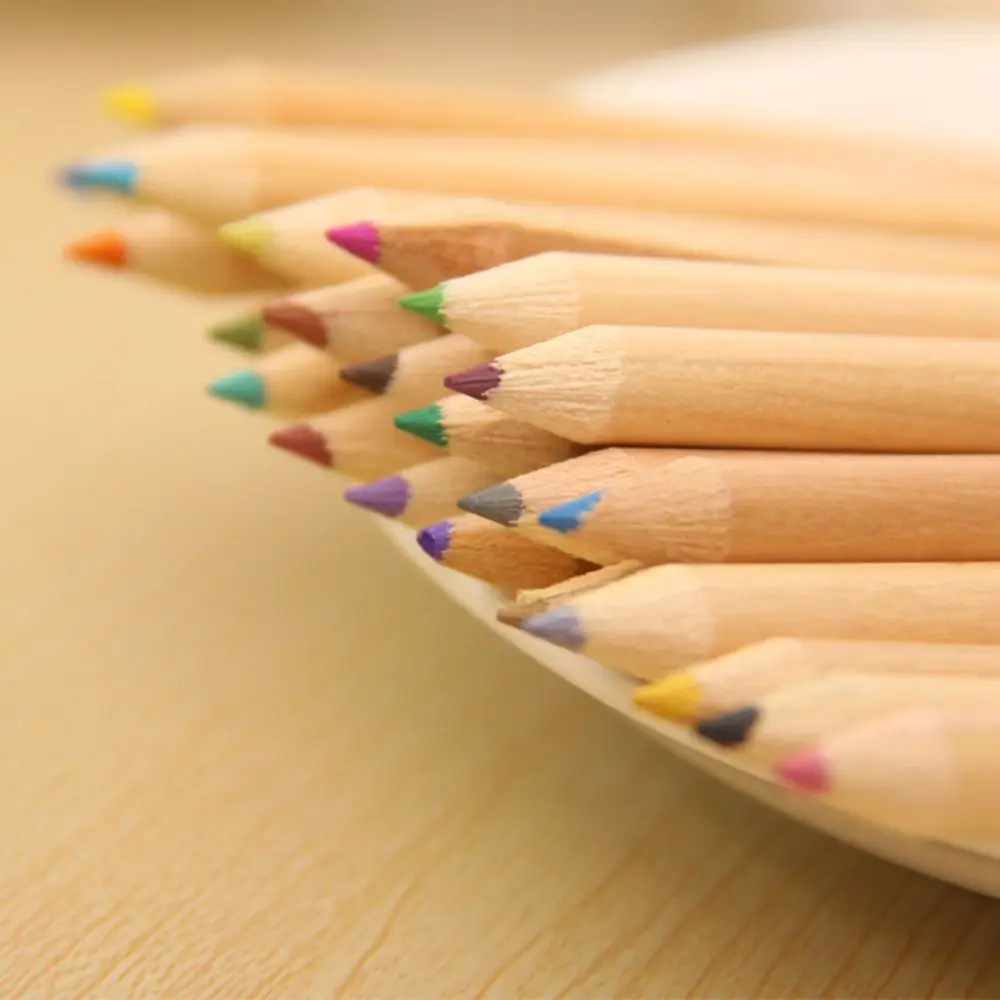 

Набор из 12 цветных карандашей для рисования, 12 цветов, мультяшный дизайн, для ручной росписи, школьные и офисные принадлежности, цветные карандаши для рисования