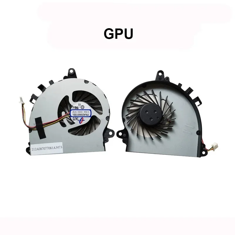 New Laptop Cooler CPU GPU Cooling Fan For MSI GS70 2PE GS72 Stealth Pro