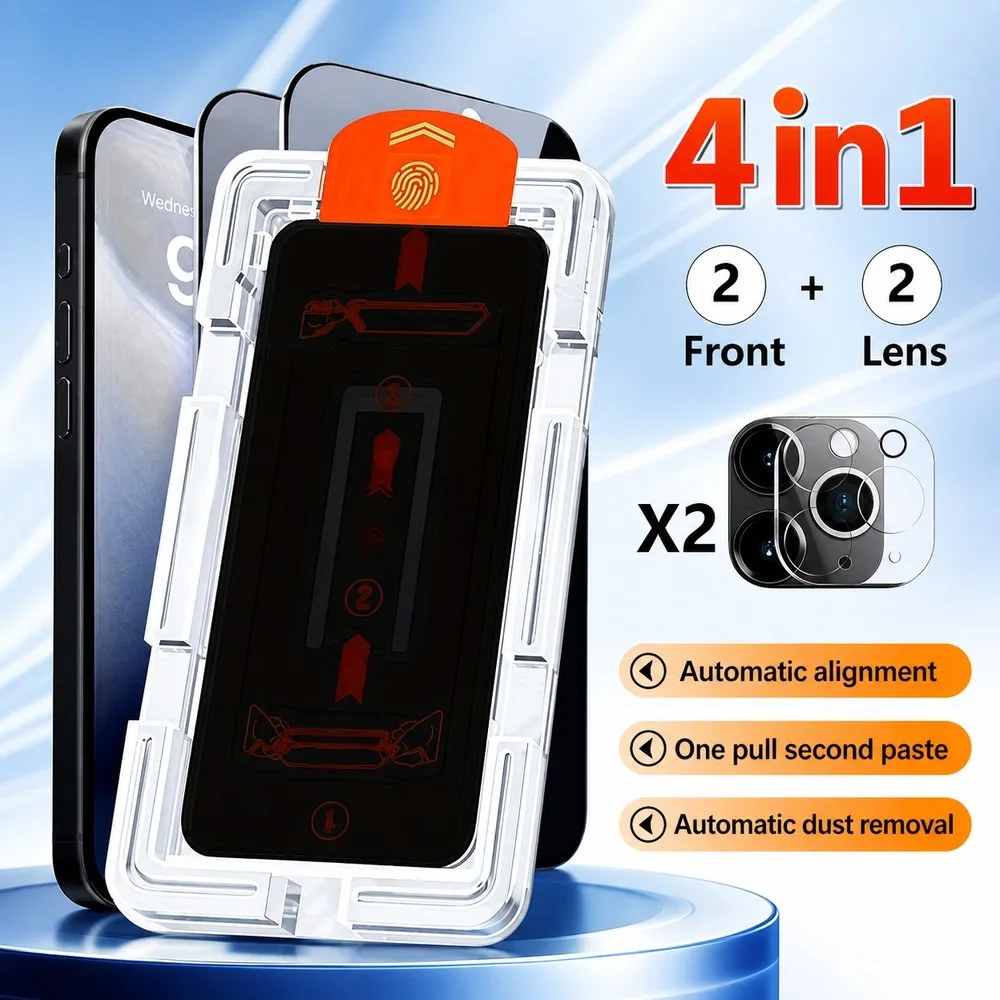 2+2 Stück Privatsphäre-Schutzglas für vivo X300 X300 FE X300 Pro X300 Ultra Anti-Spy Displayschutz für vivo X300s X200 X200 FE