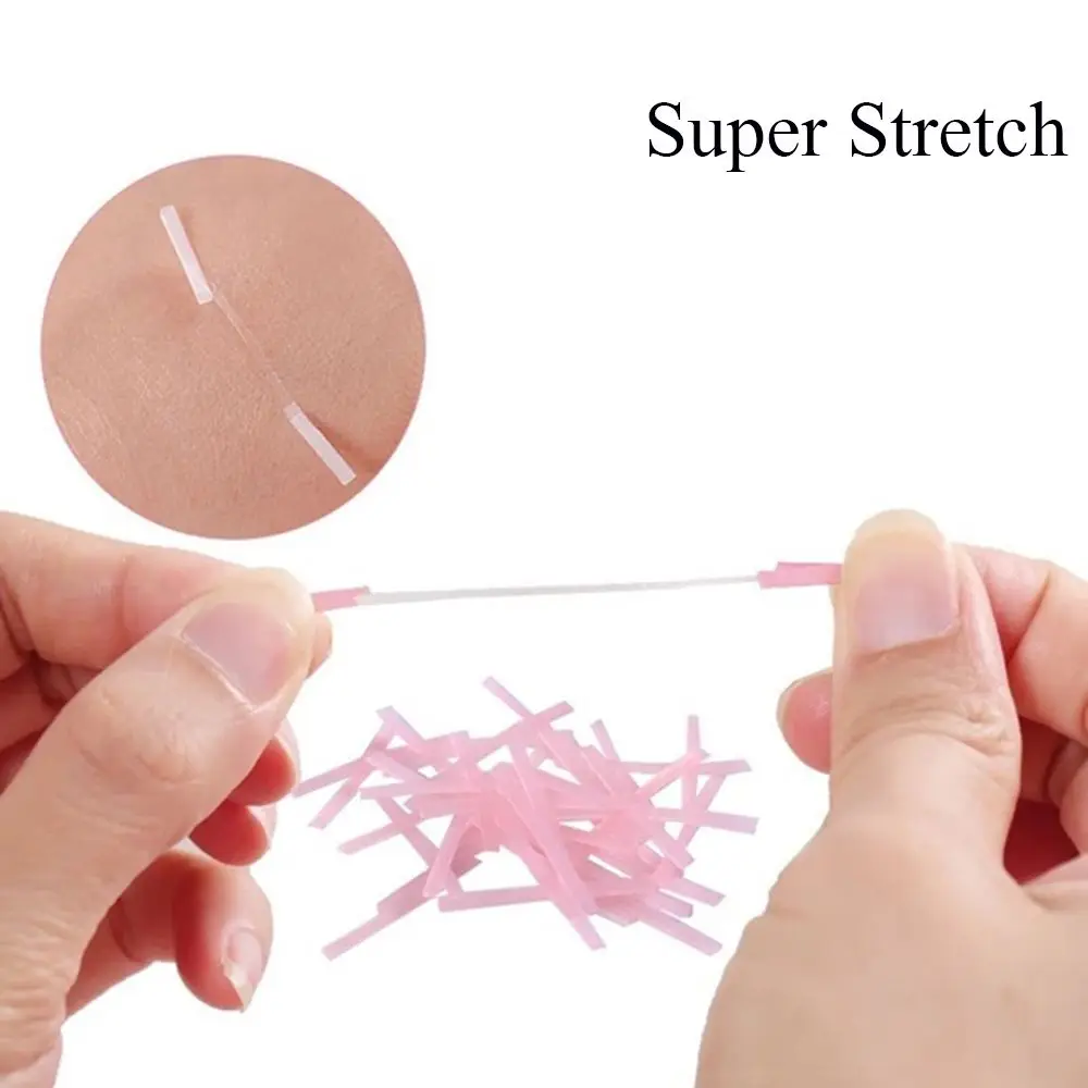 แถบกาวใส 52 ชิ้น แบบสองด้าน สำหรับติดเปลือกตา สร้างตาสองชั้น อุปกรณ์แต่งหน้า ตาโต