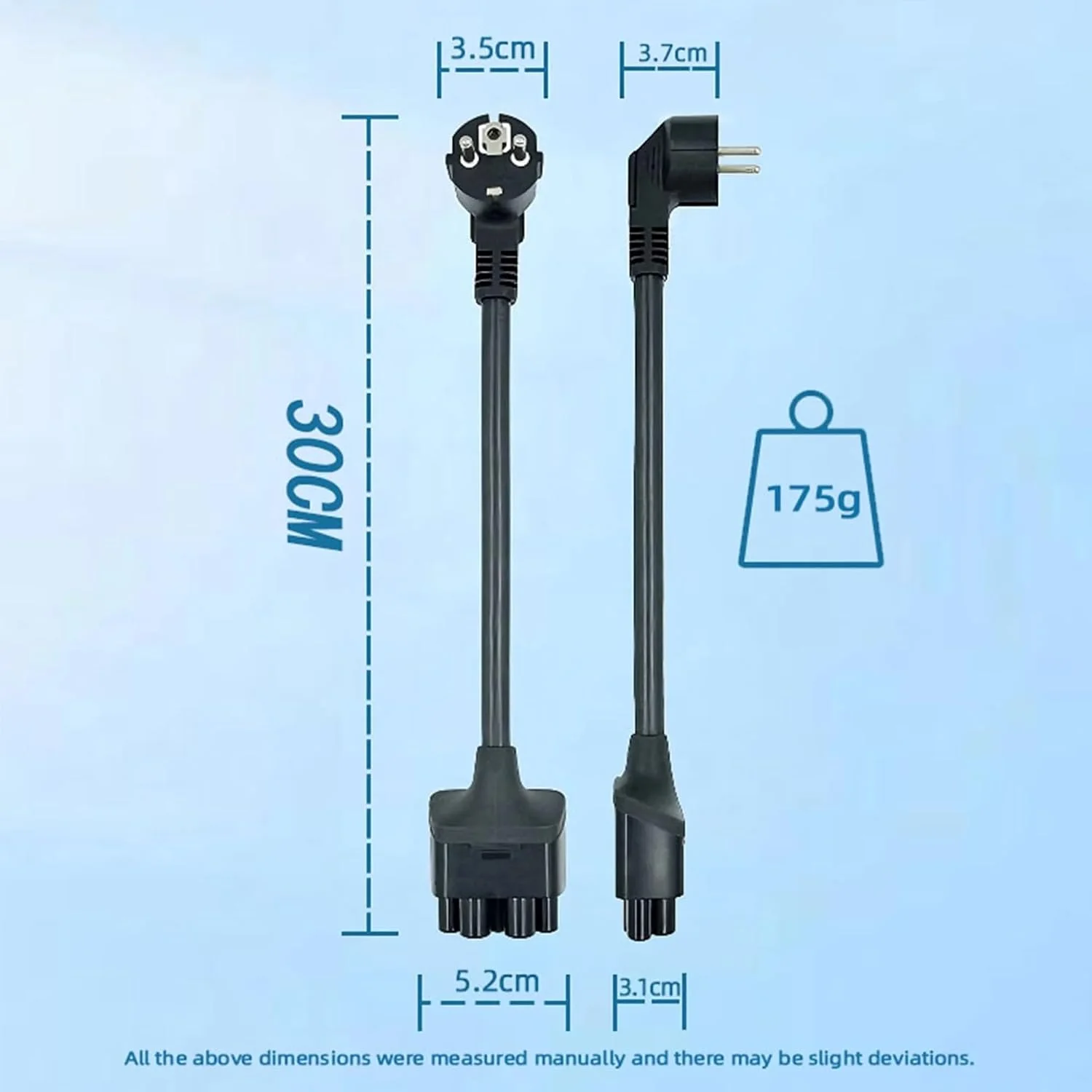 NEMA-Adapter für Tesla EU 16A Schuko Gen 2 Universal Mobiler Stecker, TPE-Kabel EV-Ladeadapter für Model S Y X 3 – Detail 2