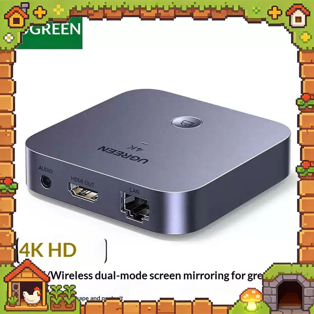 UGREEN CM703-25480 Wireless Presentation System 4K HDMI Wired Wireless Dual Mode for Phone TV