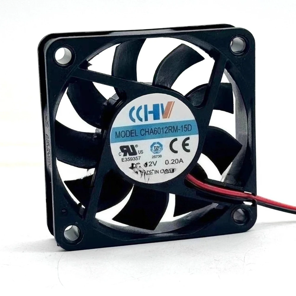 

CHA6012RM-15D 6015 12 В 0,20 А Размер вентилятора корпуса 60*60*15 Тип радиатора