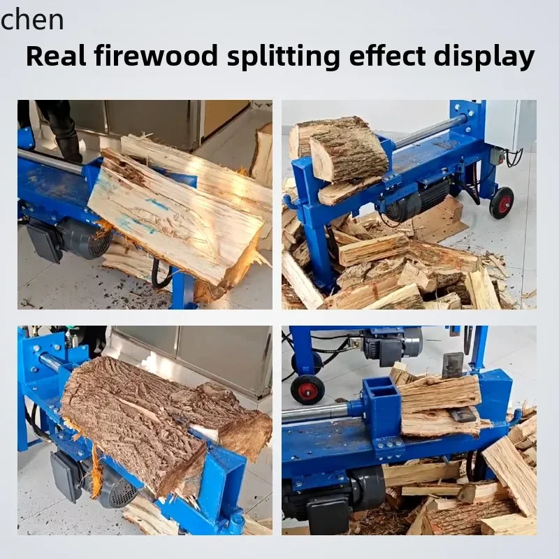 b7-New Hydraulic Wood Splitter Two-Phase Fully Automatic Household Large Electric Wood Splitter Firewood Splitter