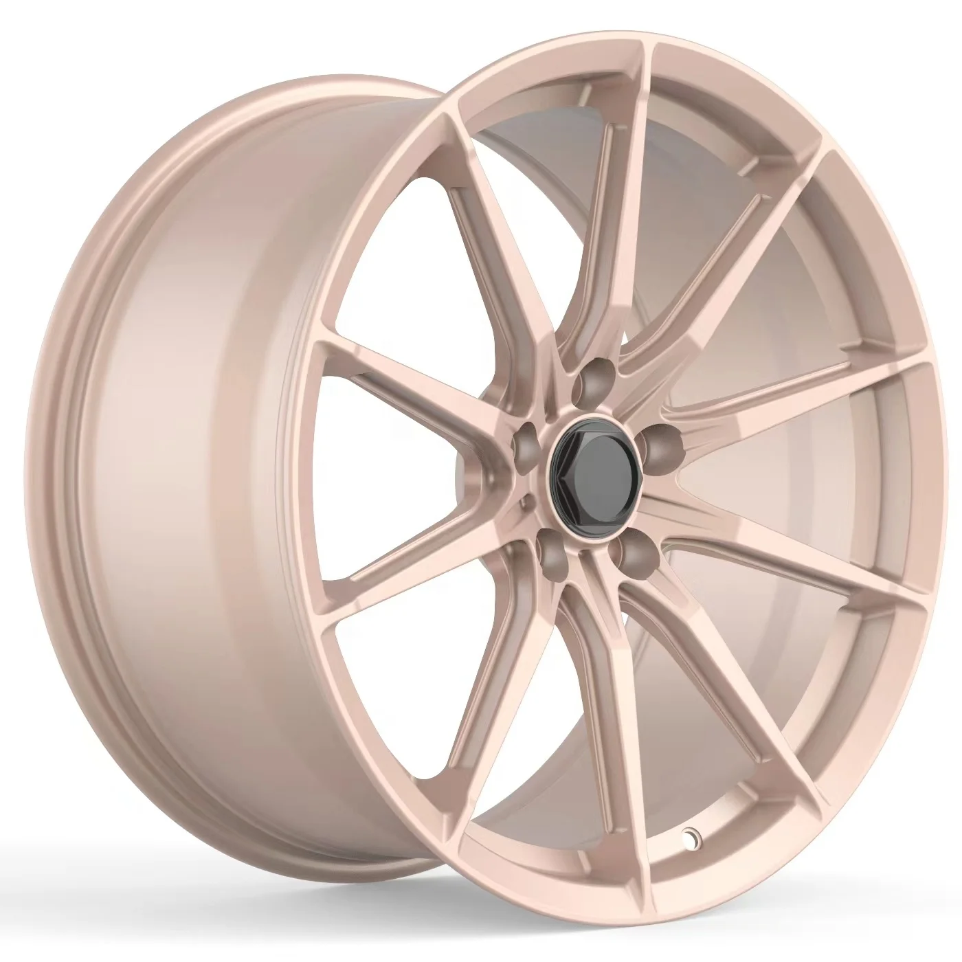 

Customized Monoblock Forged Aluminum Alloy Rose Gold Car Rims Wheels 19 Inch 5x112 for Benz C43