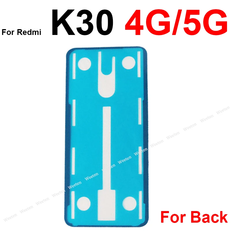 Camera Glue Rear Battery Housing Cover Adhesive For Xiaomi Redmi K20 K30 K40 Pro+ 5G K30s K30i K30 Ultra K40 Gaming StickerTape