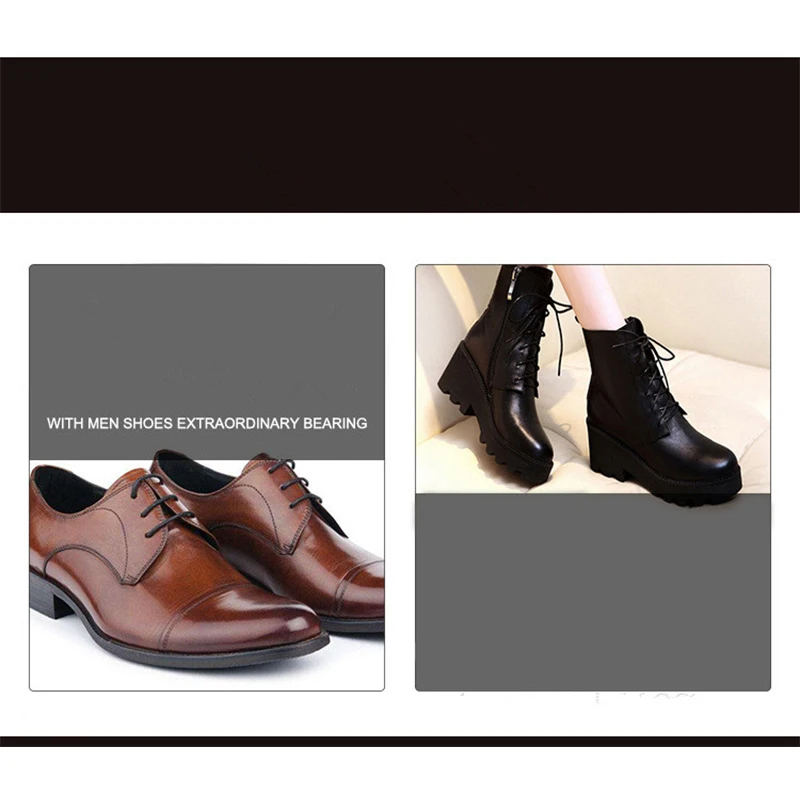 Women Men Shoelaces Waterproof Leather Boot Shoe Laces Round Shape Fine Rope Black Red Blue gray Brown Shoelaces