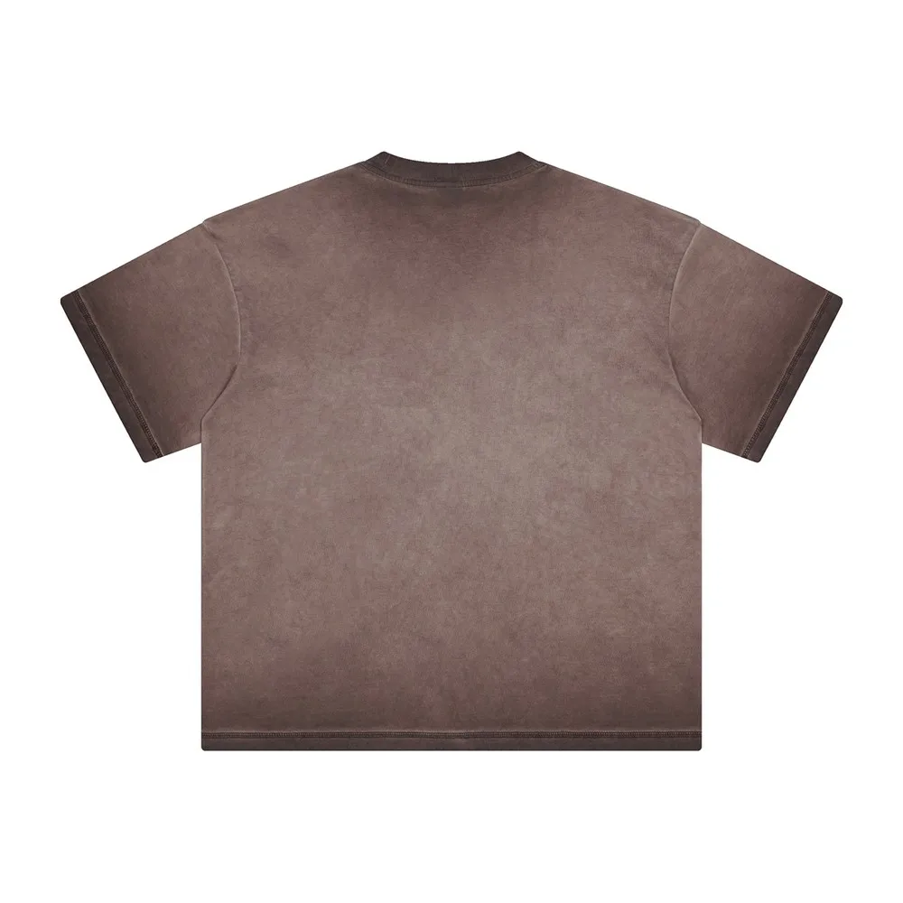 Retro Wash Vintage Short Sleeve T Shirts Men Goth Punk Hip Hop Casual Oversize Women Tees Cotton Tops Streetwear Summer T-shirts