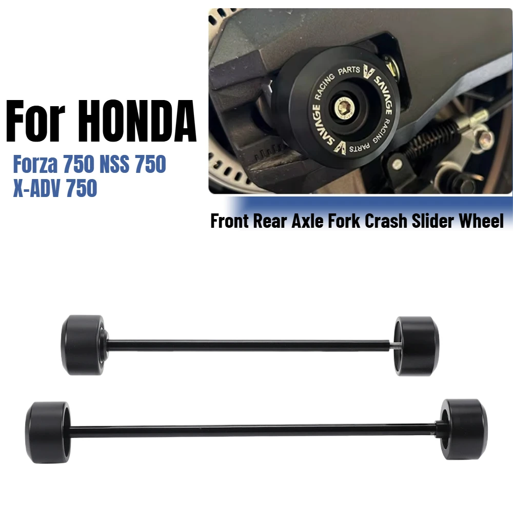 

For HONDA Forza 750 NSS 750 X-ADV 750 Front Rear Axle Fork Crash Slider Wheel Hub Anti Collision Block Motorcycle Accessories