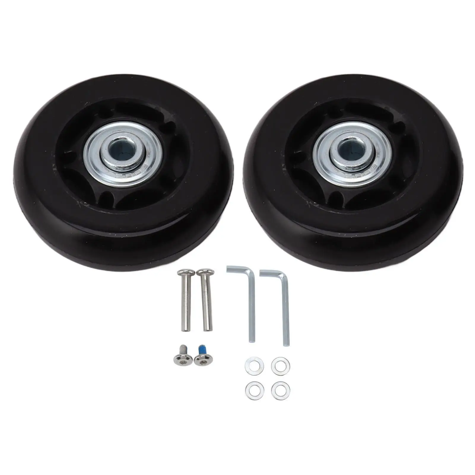 

Suitcase Wheels Replacement Kit Universal Silent Dual Bearing Wear-Resistant Design for Luggage for trolley Case