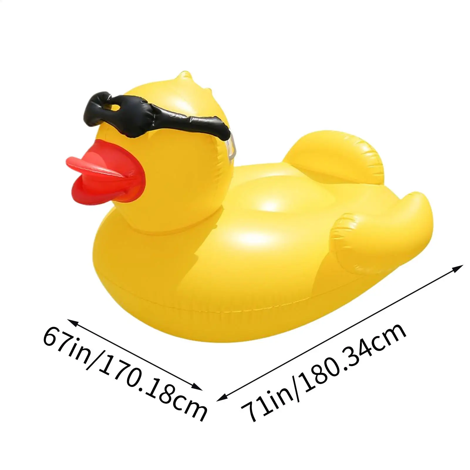 Canard gonflable géant, Tube flottant gonflable, jouets d'eau, radeaux, anneaux de bain, chaise longue flottante pour adultes et enfants