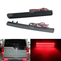 Angrong Led Rear Bumper Reflector Brake Stop Licht Zwart Voor Rover Discovery 3 4 Range Sport