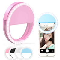 LED Selfie Ring Light Universal Selfie Light Portable Mobile Phone 36 Leds Fill Lamp For IPhone Samsung Laptops Live Video Lamp