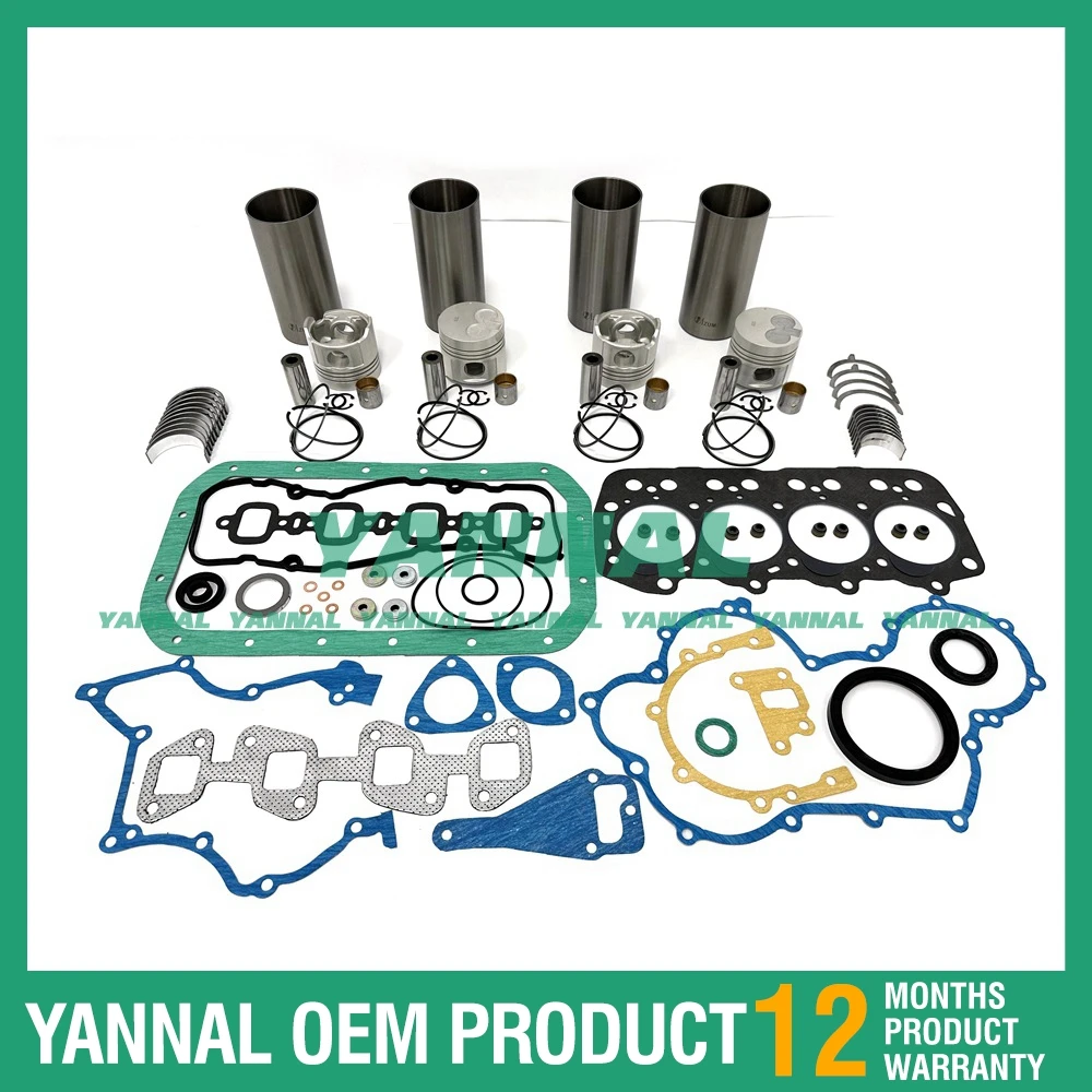 1DZ-3 Cylinder Liner Kit With Gasket Set Bearing For Toyota Engine Parts